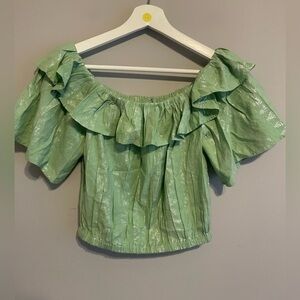 NWT Elan Women's Sz M Top Tribal‎ Aztec Sleeveless Strapless Off Shoulder Boho